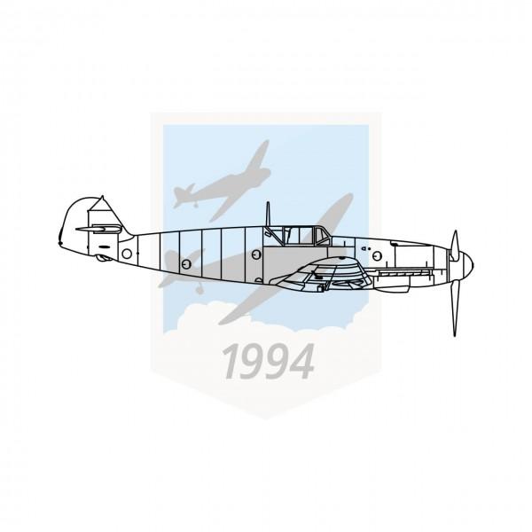 Messerschmitt Me 109 F2 - Seitenansicht