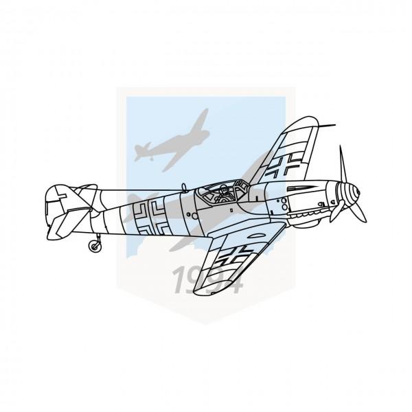 Messerschmitt Me 109 G10 - Flugansicht