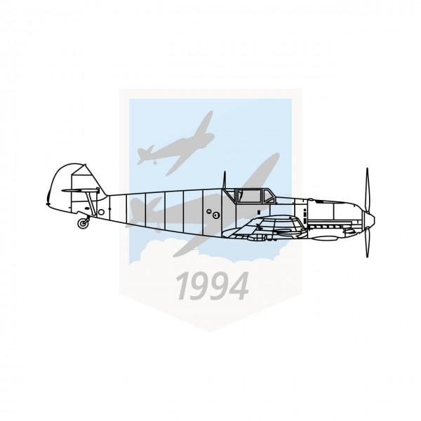 Messerschmitt Me 109 E4 - Seitenansicht